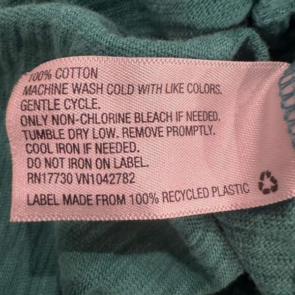 Women's Green T-Shirt Dress - Picture 5 of 5